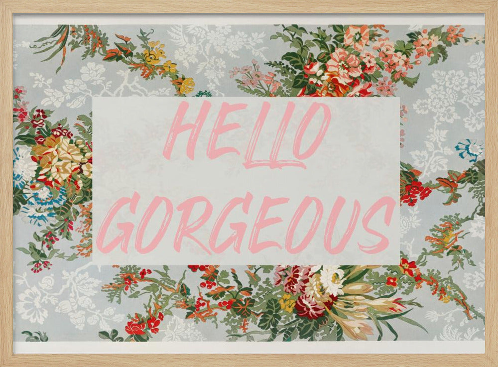 Halloprachtigblauwebloemen Ratio2x3 | Poster