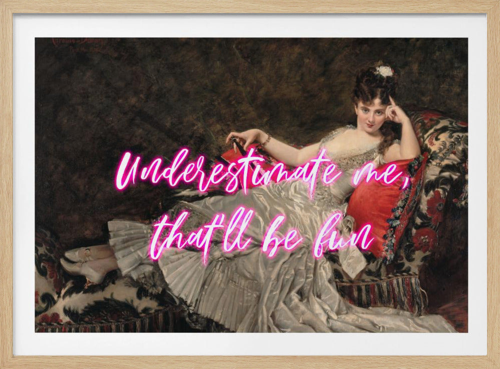 Onderschat de verhouding 6 | Poster