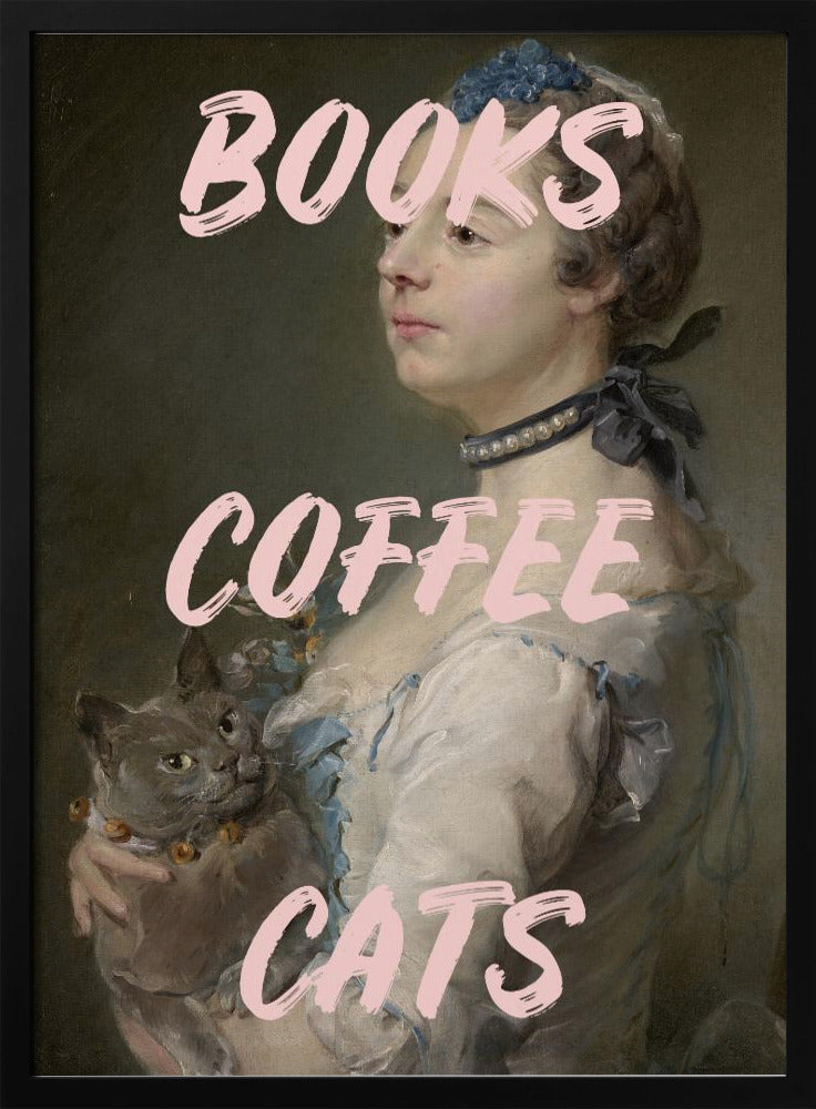 Boekenkoffiekatten Ratioiso | Poster