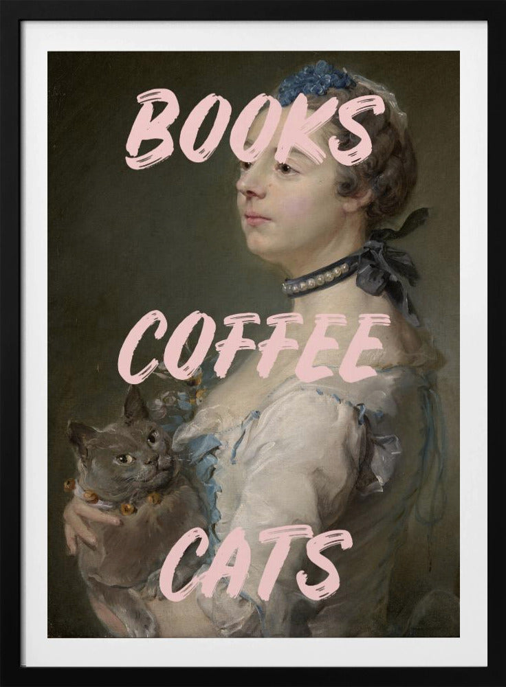 Boekenkoffiekatten Ratioiso | Poster