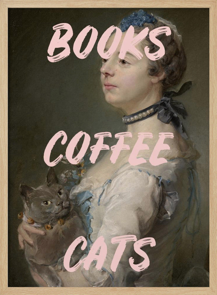 Boekenkoffiekatten Ratioiso | Poster