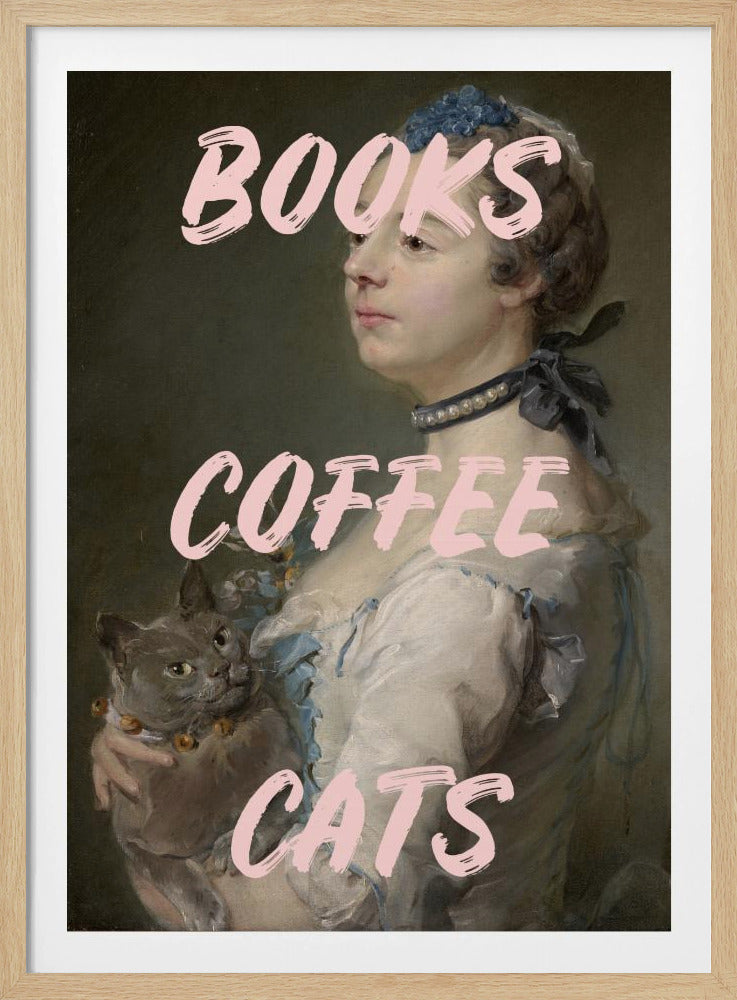 Boekenkoffiekatten Ratioiso | Poster