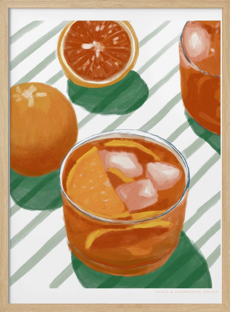 Pandc Cocktailandstripes Exemplaar 2 | Poster
