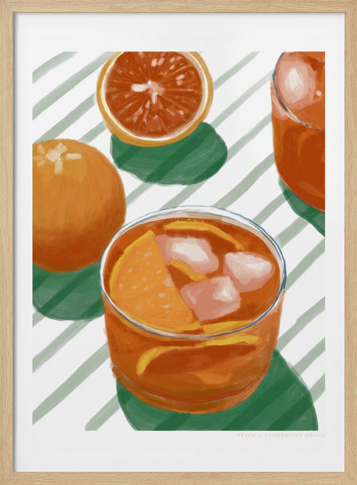 Pandc Cocktailandstripes Exemplaar 2 | Poster