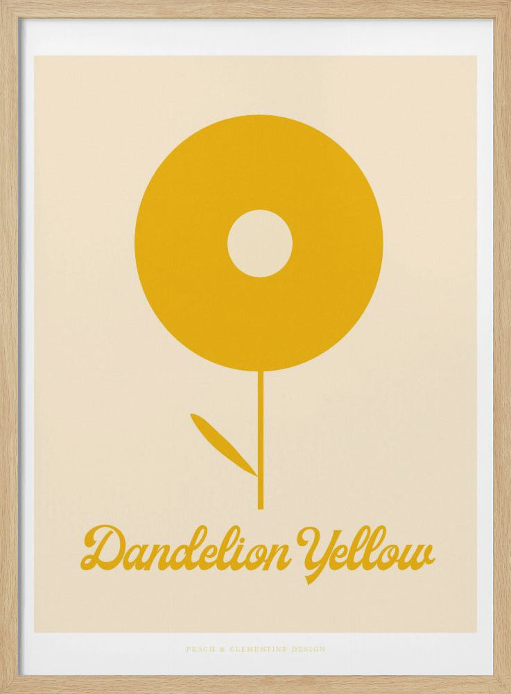 Pandc Paardenbloemgeel Kopie | Poster