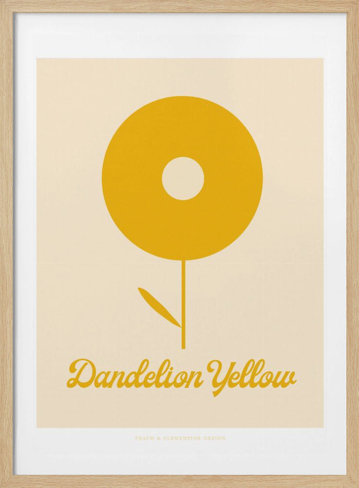 Pandc Paardenbloemgeel Kopie | Poster