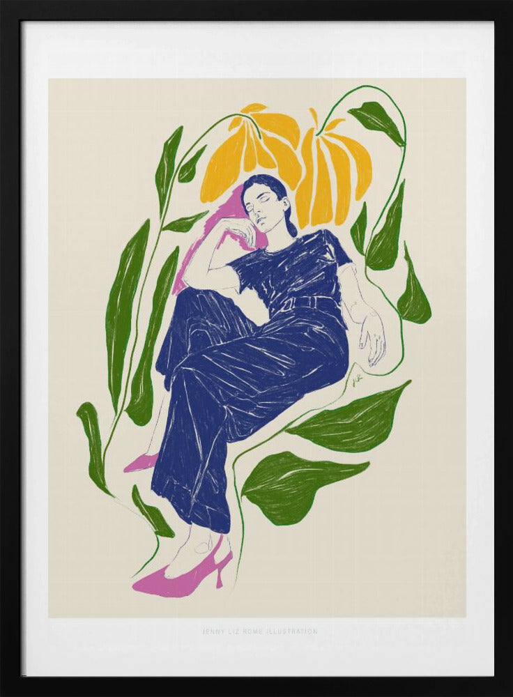 Jlr Stil in de tuin | Poster