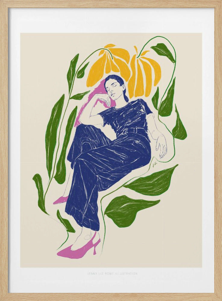 Jlr Stil in de tuin | Poster