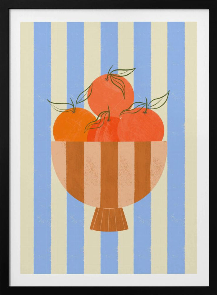 Schaal met sinaasappelen | Poster