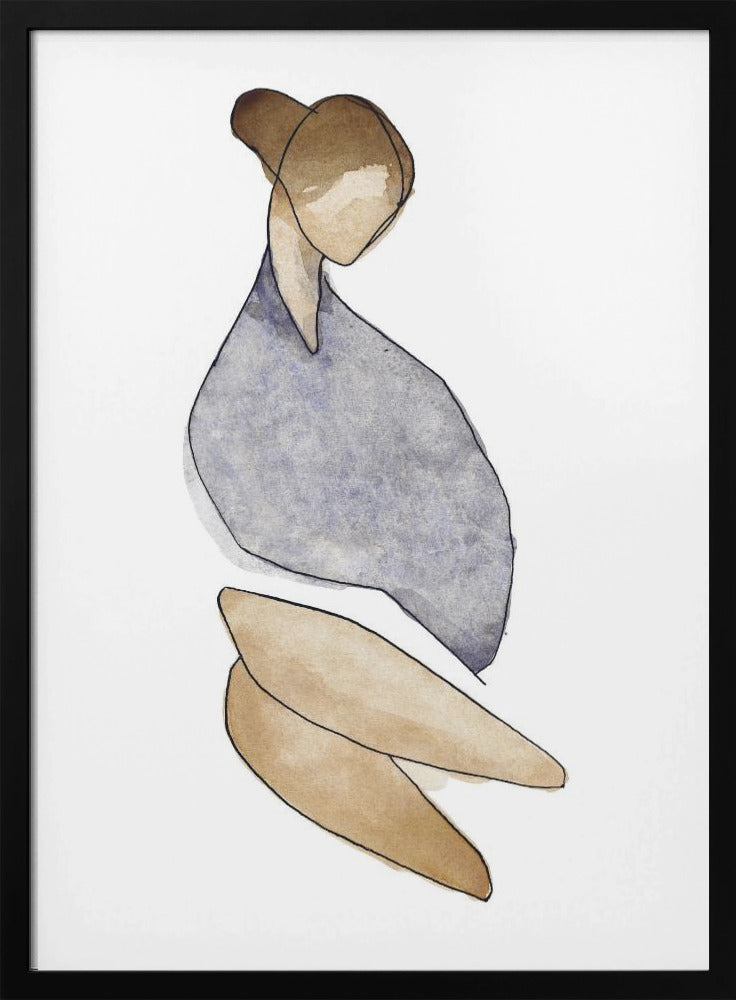 Zittende vrouw nr. 11 | Poster