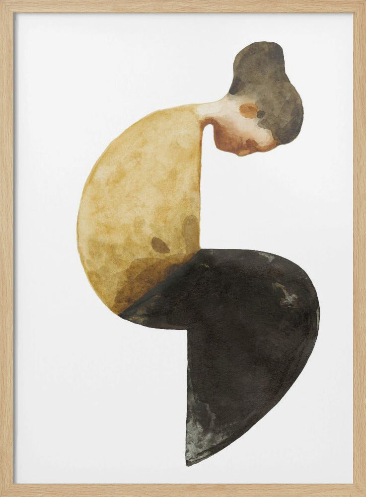 Zittende vrouw nr. 14 | Poster