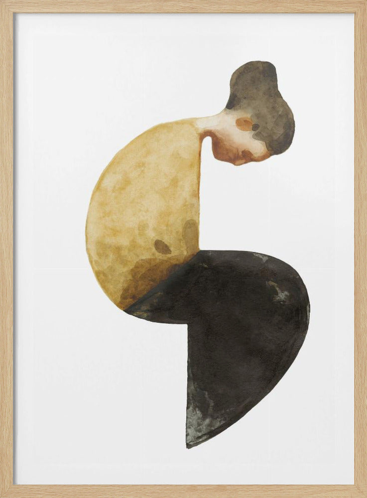 Zittende vrouw nr. 14 | Poster