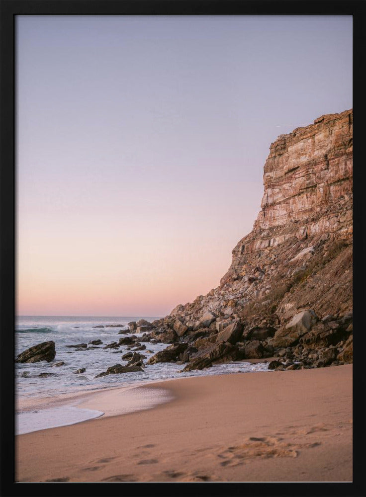 Pastelkleurige Portugese kust | Poster