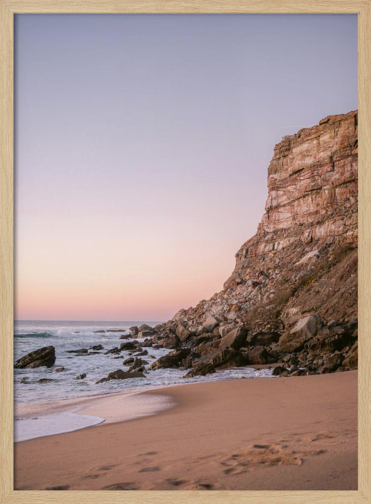 Pastelkleurige Portugese kust | Poster