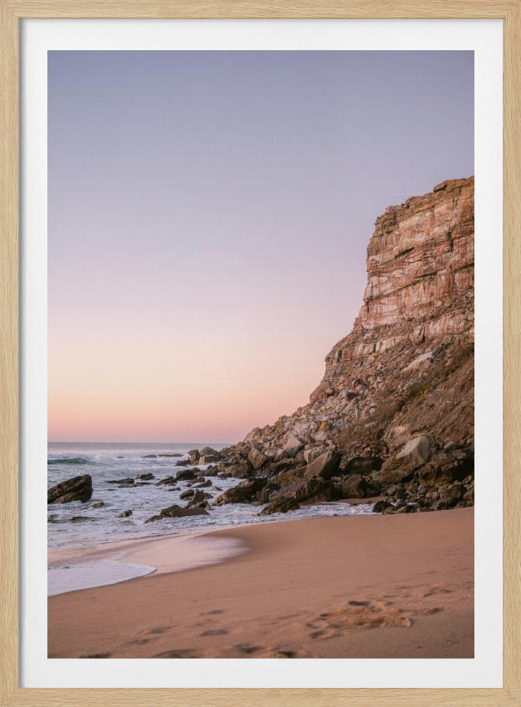 Pastelkleurige Portugese kust | Poster