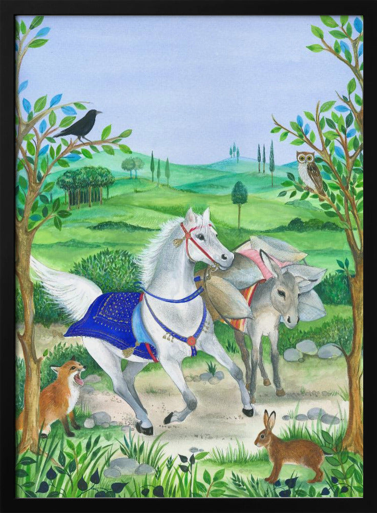 De harmonie tussen natuur en dierenleven, | Poster