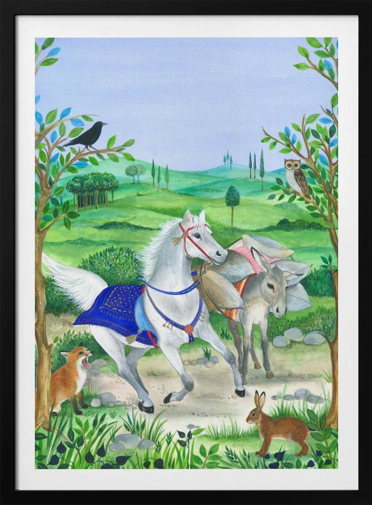 De harmonie tussen natuur en dierenleven, | Poster