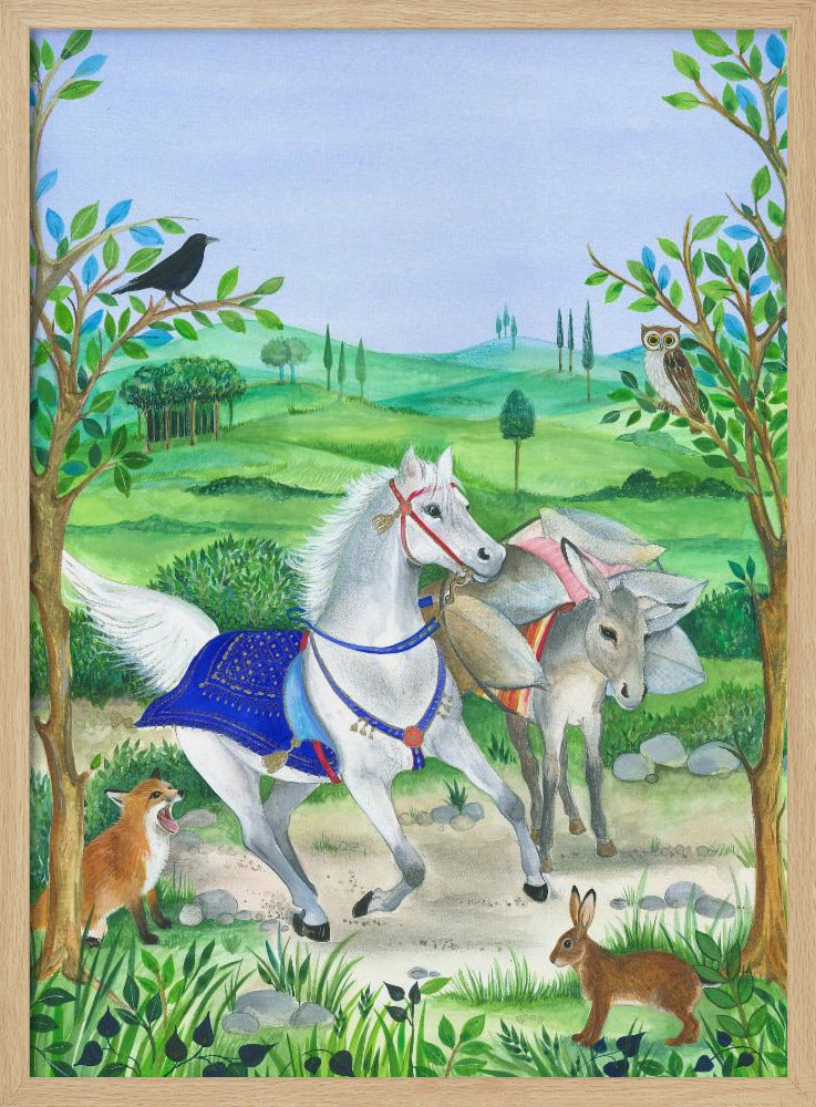 De harmonie tussen natuur en dierenleven, | Poster