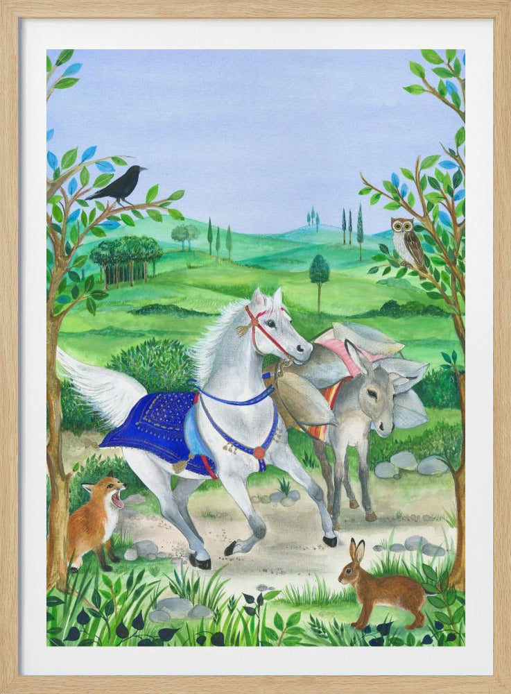 De harmonie tussen natuur en dierenleven, | Poster