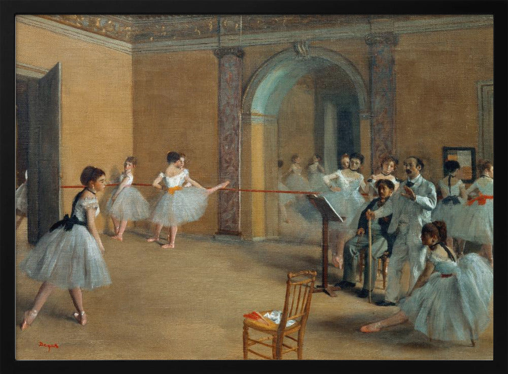 The Dance Foyer At the Opera On the Rue Le Peletier | Poster