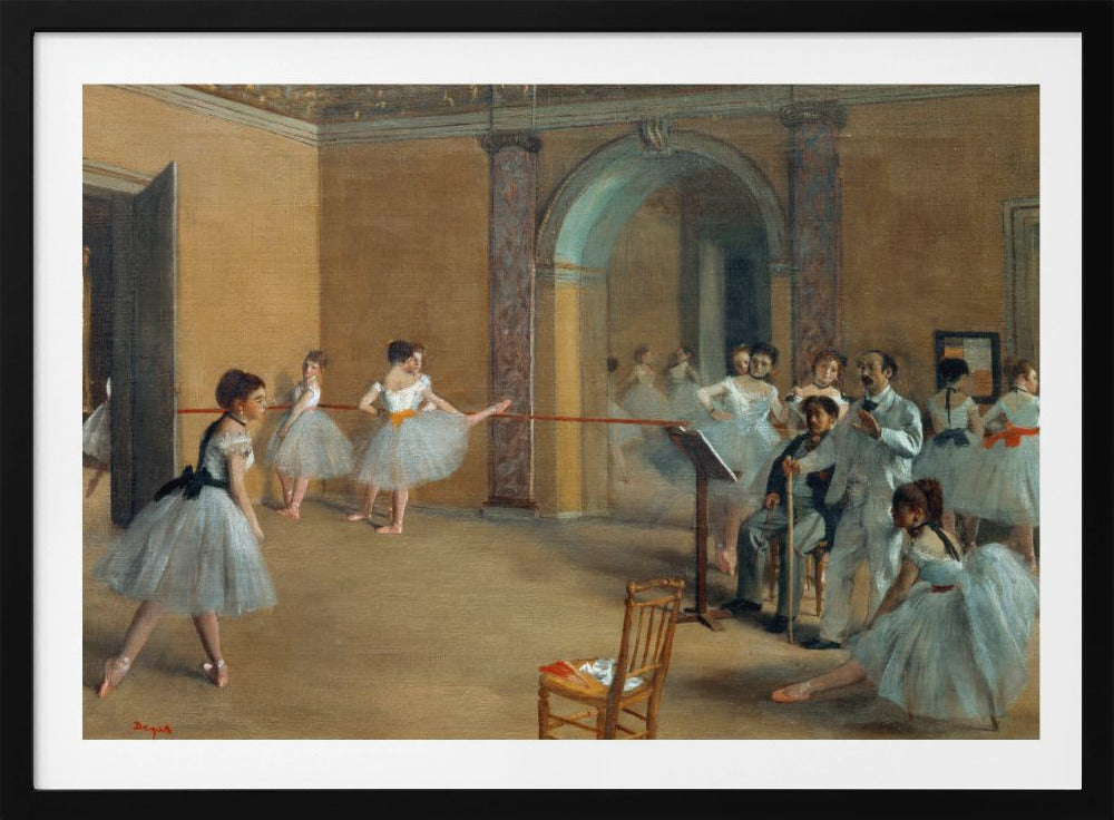 The Dance Foyer At the Opera On the Rue Le Peletier | Poster