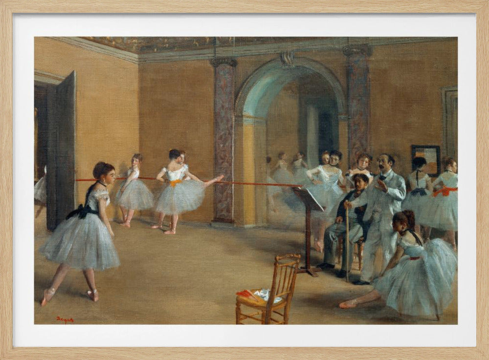 The Dance Foyer At the Opera On the Rue Le Peletier | Poster