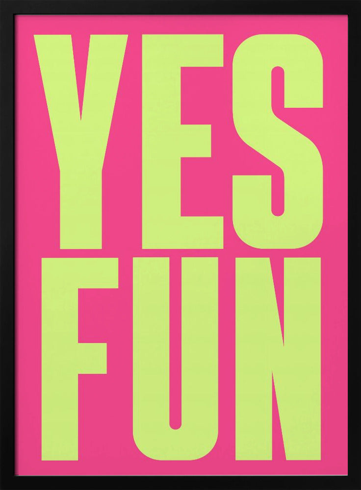Gedurfde neonpositiviteit | Poster