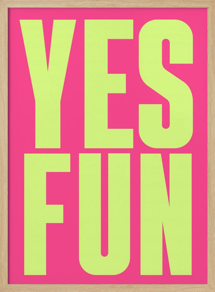 Gedurfde neonpositiviteit | Poster