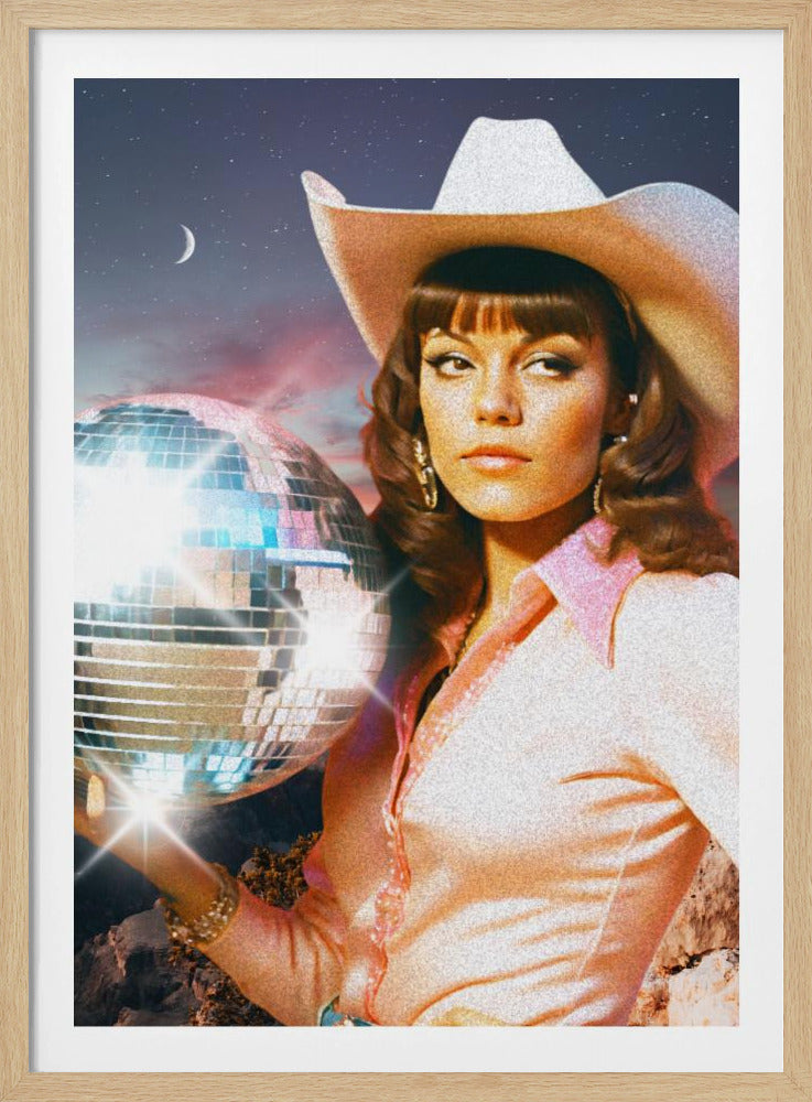 Kosmische Cowgirl | Poster