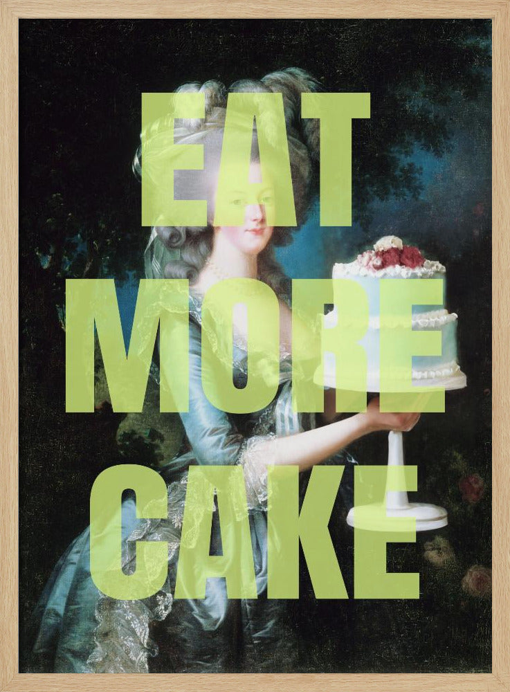 Laat ze taart eten | Poster