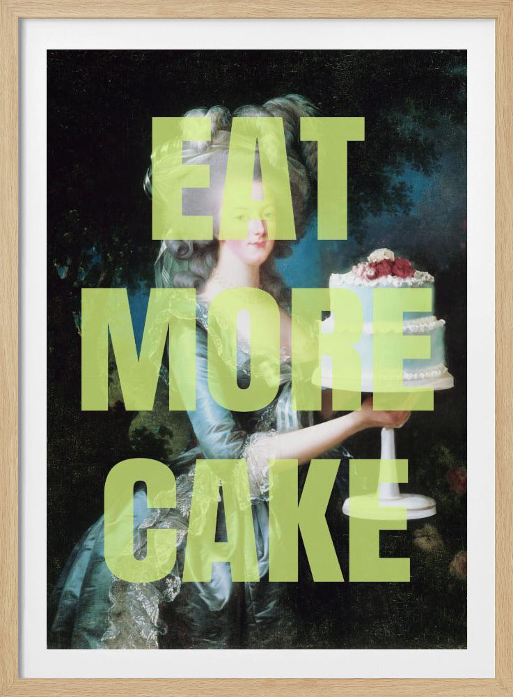 Laat ze taart eten | Poster