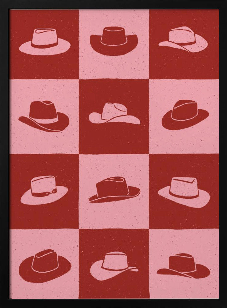 Cowgirl Dambord | Poster