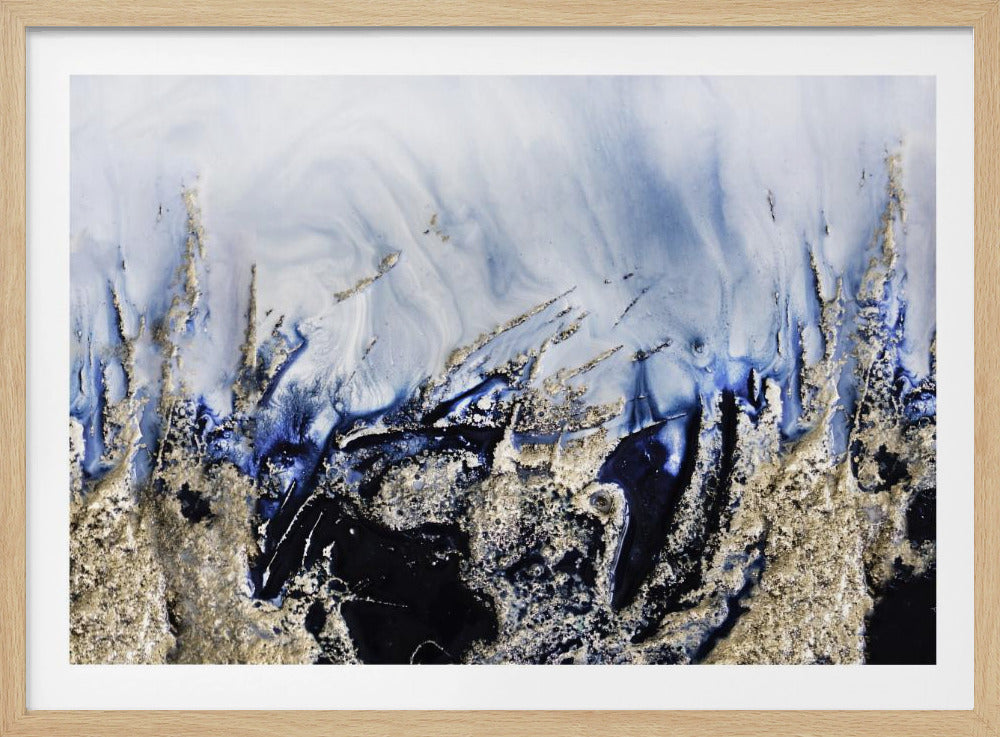 Dramatische kunst - Gouden rotsen | Poster
