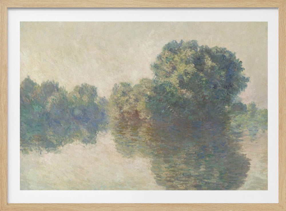 De Seine bij Giverny (1897) van Claude Monet | Poster