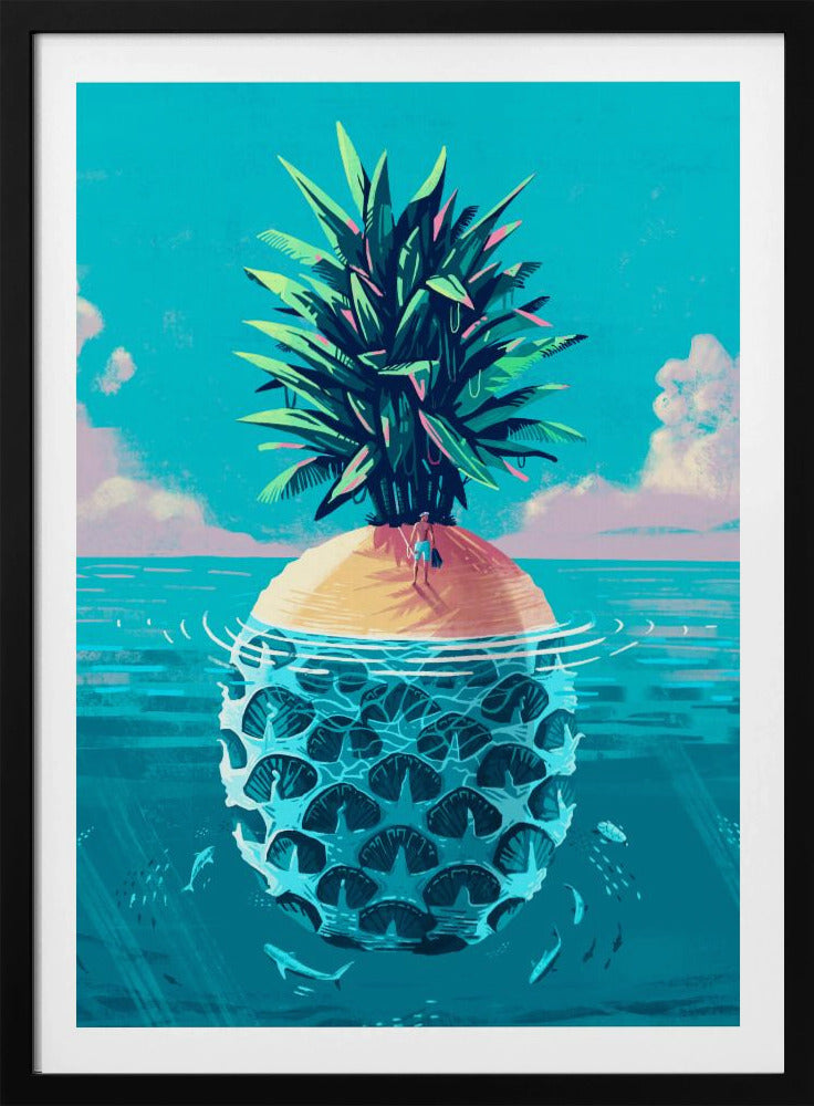 Gestrand op Pineapple Island | Poster