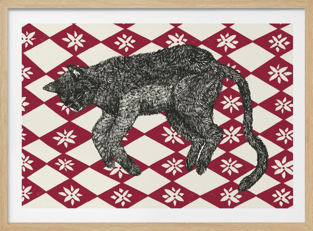 Slapende kat I | Poster