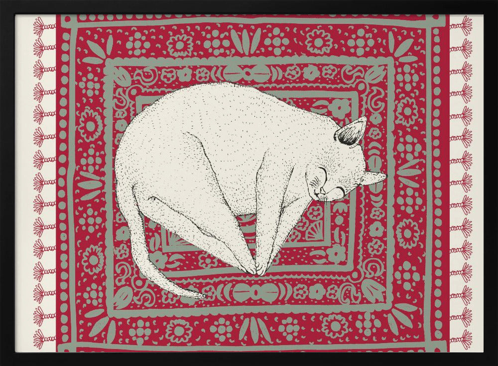 Slapende kat VI | Poster