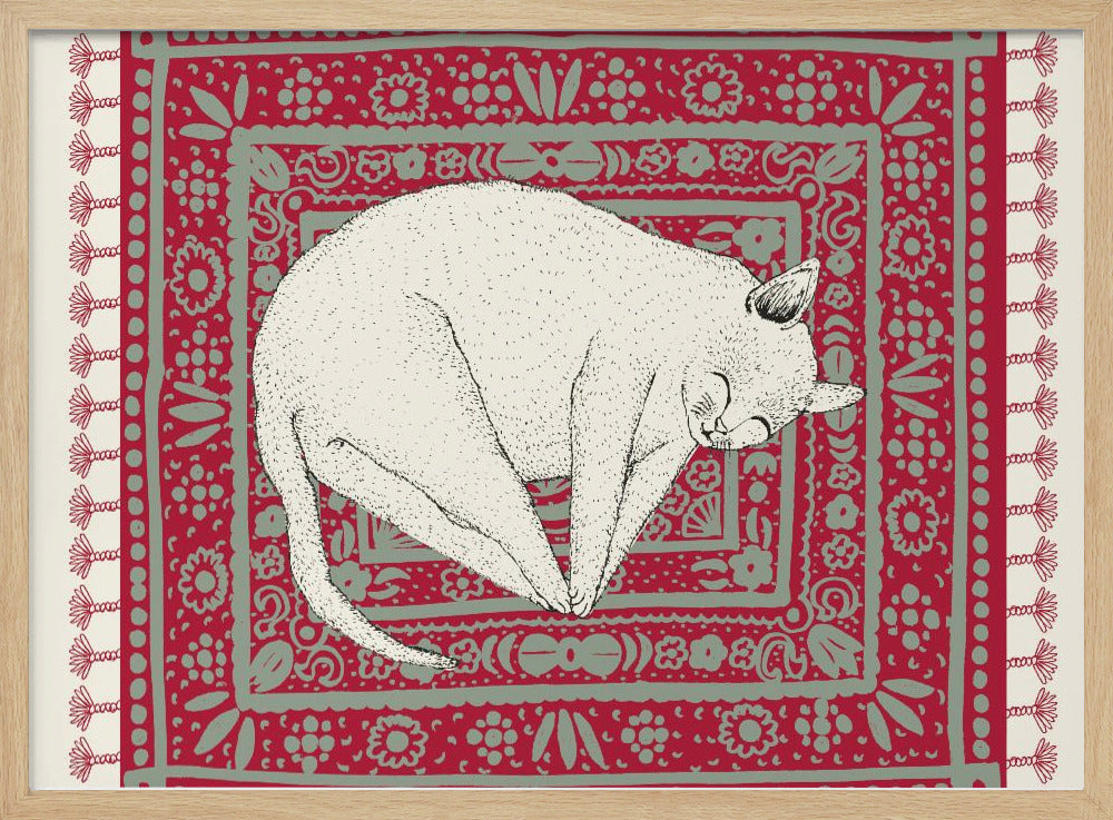 Slapende kat VI | Poster