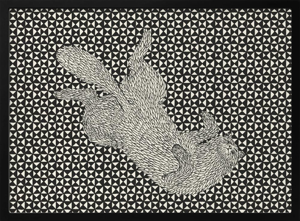 Slapende kat VII | Poster
