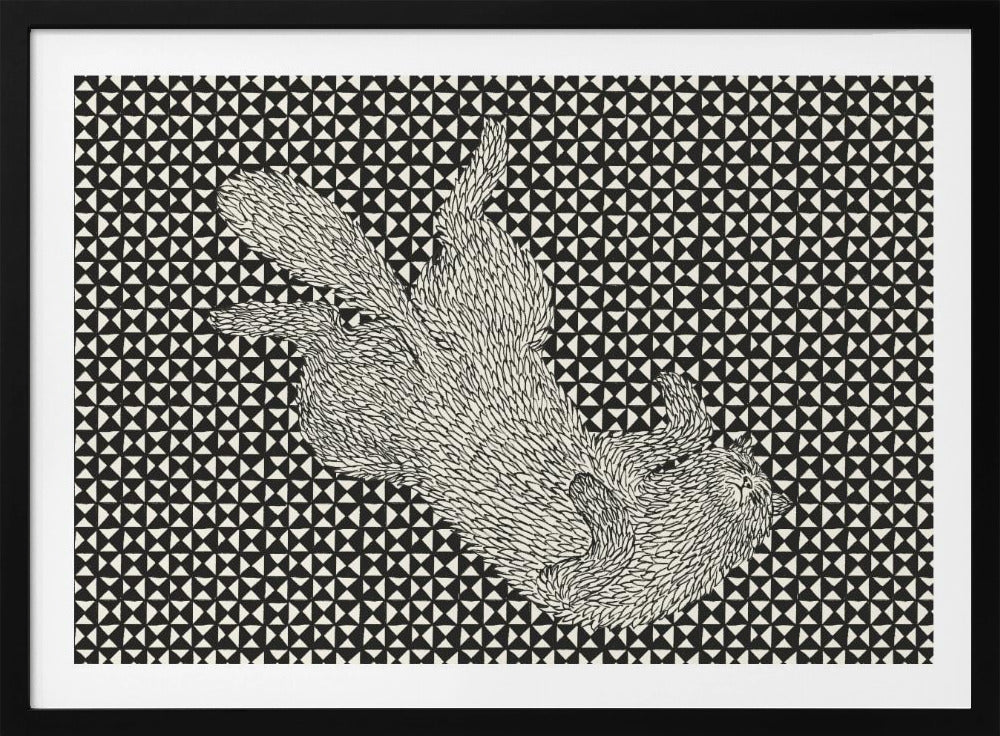 Slapende kat VII | Poster
