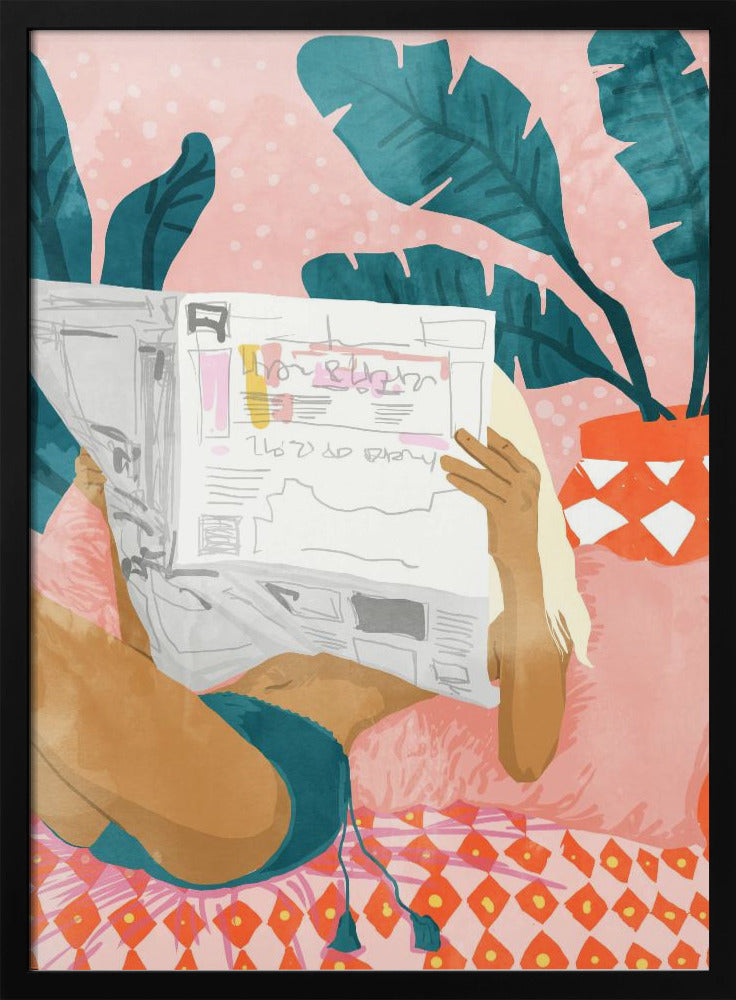 Bohemian Morning News Kunstdruk | Poster
