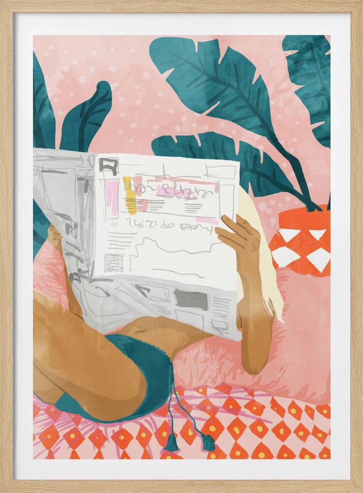 Bohemian Morning News Kunstdruk | Poster
