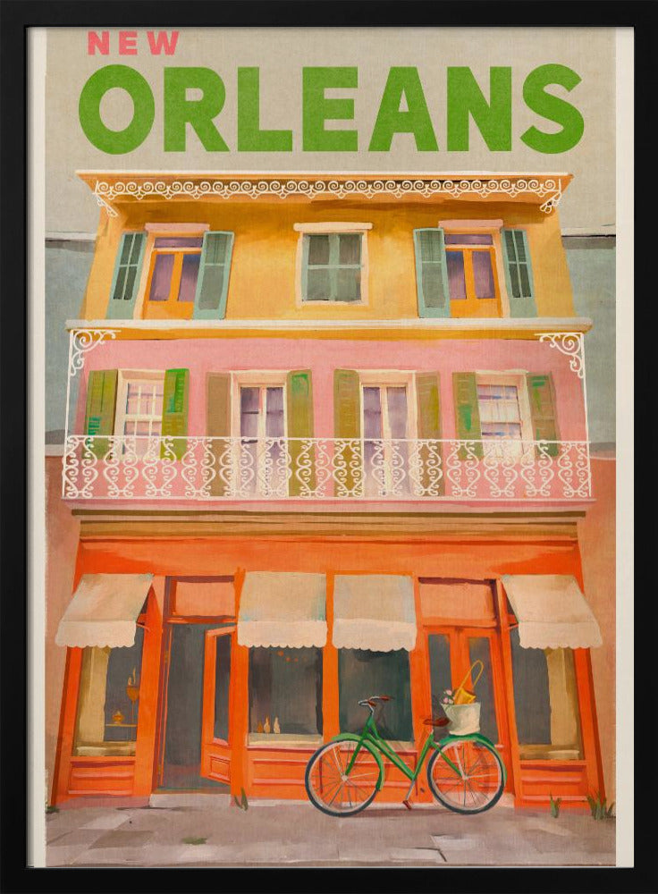 Vintage reisposter van New Orleans, Louisiana | Poster