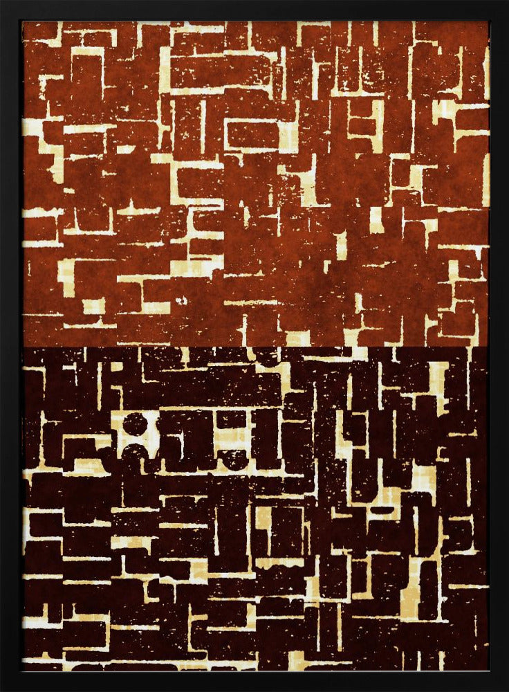 Dubbel doolhof wandtapijt | Poster