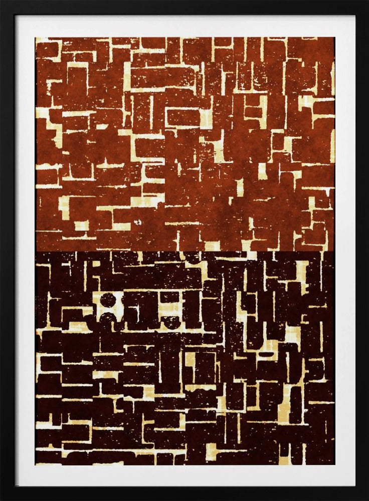 Dubbel doolhof wandtapijt | Poster