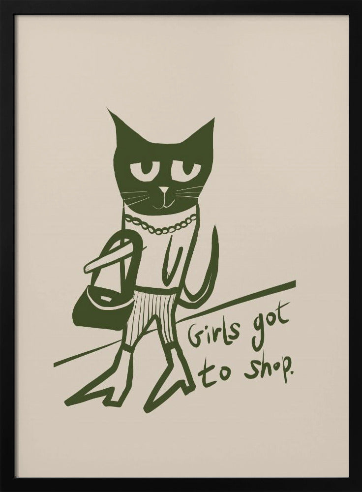 Humor over kattenwinkelen | Poster