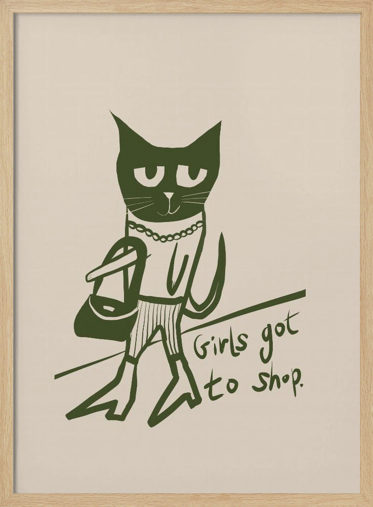 Humor over kattenwinkelen | Poster