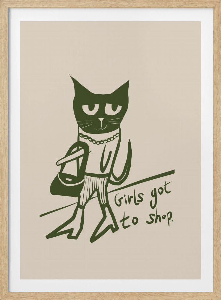 Humor over kattenwinkelen | Poster