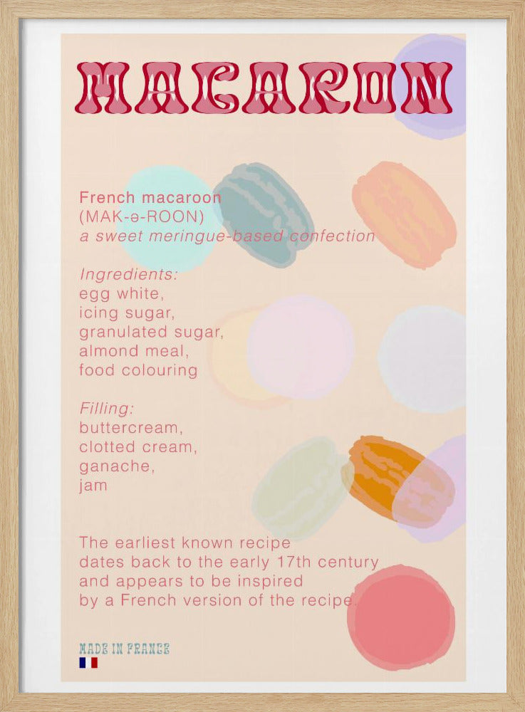 Macaron Koffie | Poster