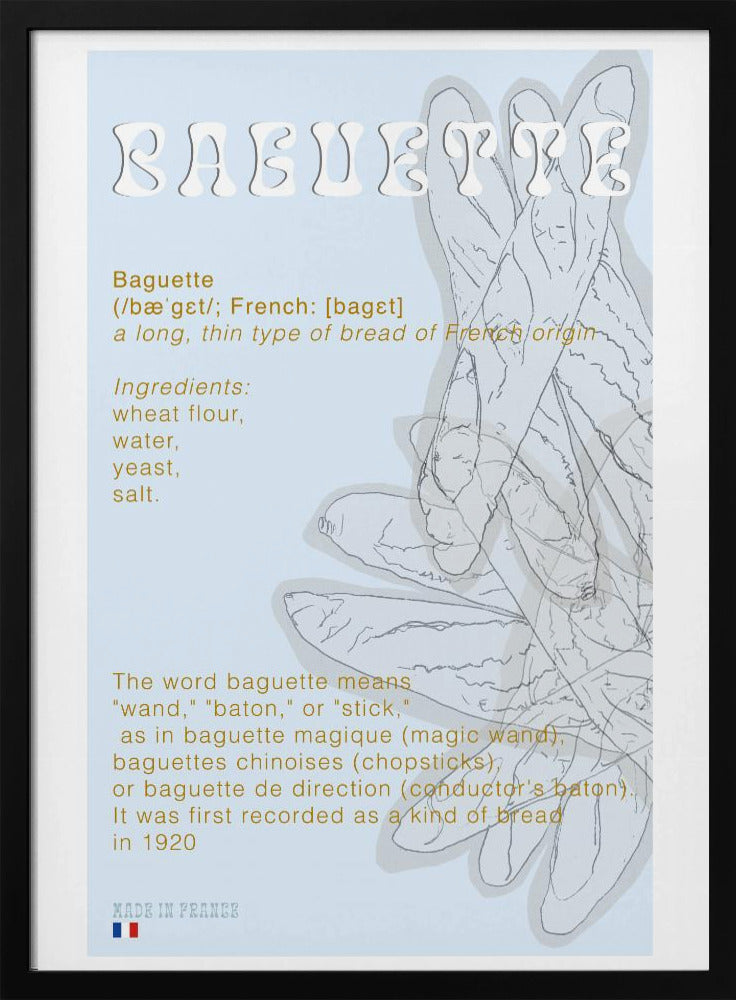 Baguette Koffie | Poster